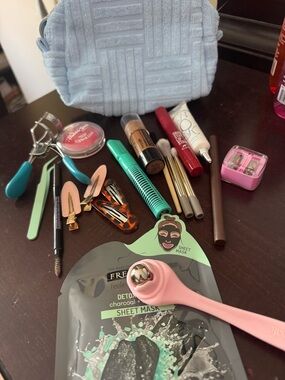 Mac mascara and Assorted Women Makeup with new make up bag